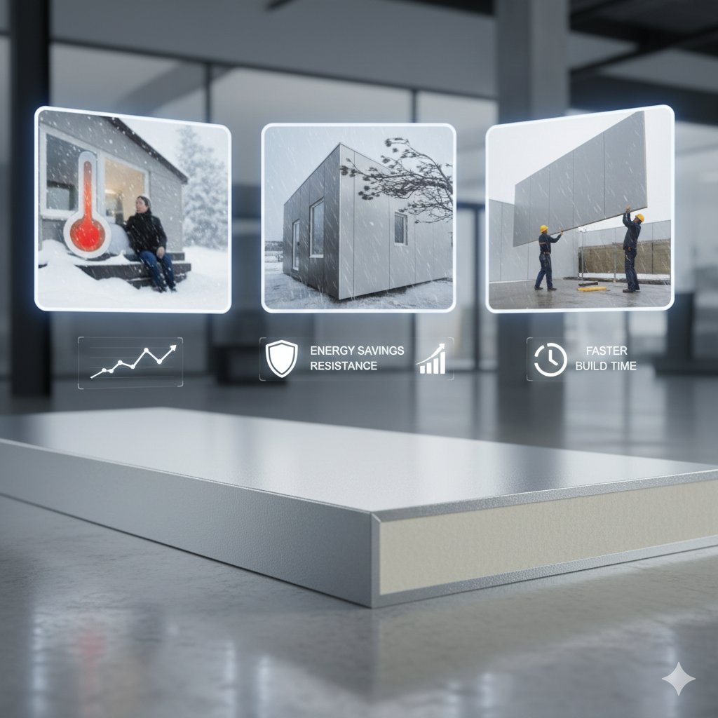 چرا ساندویچ پنل کبیر را انتخاب کنیم؟