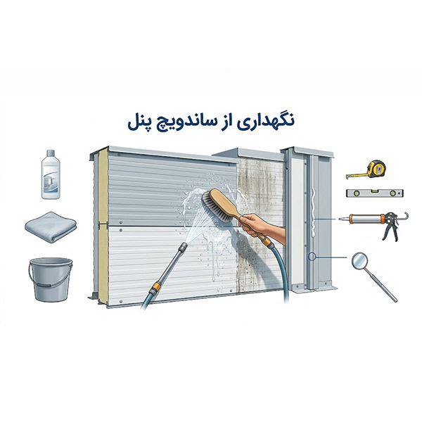 نگهداری از ساندویچ پنل